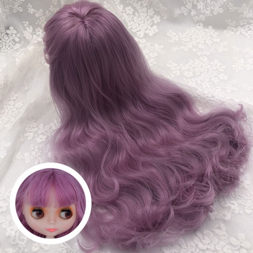 NBL Blyth Doll Accessories for DIY Custom Doll Blyth, Blyth Doll Hair with Dome and Scalp Hair With Bangs and Partial Hairstyle
